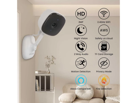 WiFi Indoor Camera — Security Camera, TAURKENAM