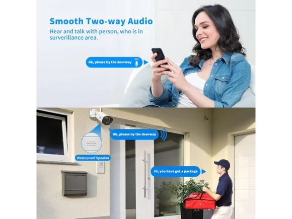 Wireless Security Camera — Security Camera, Hiseeu