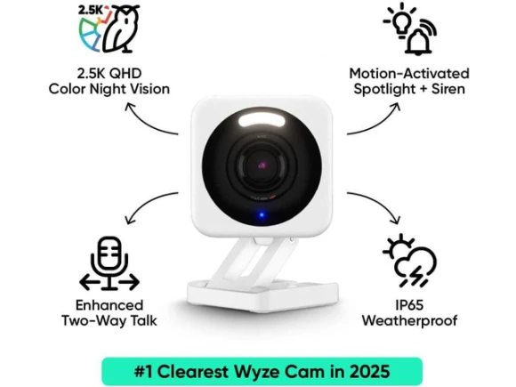 Indoor/Outdoor Smart Home Security Camera — Security Camera, Wyze