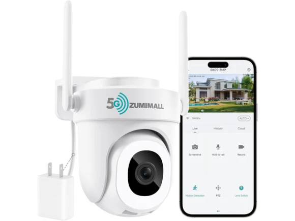 Outdoor Security Camera — Security Camera, ZUMIMALL
