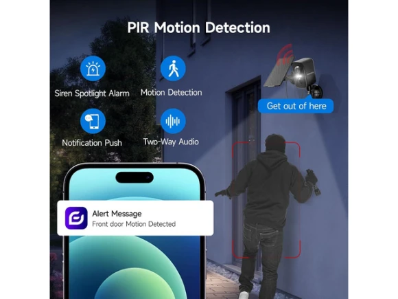 Outdoor Security Camera — Security Camera, WOOJONG