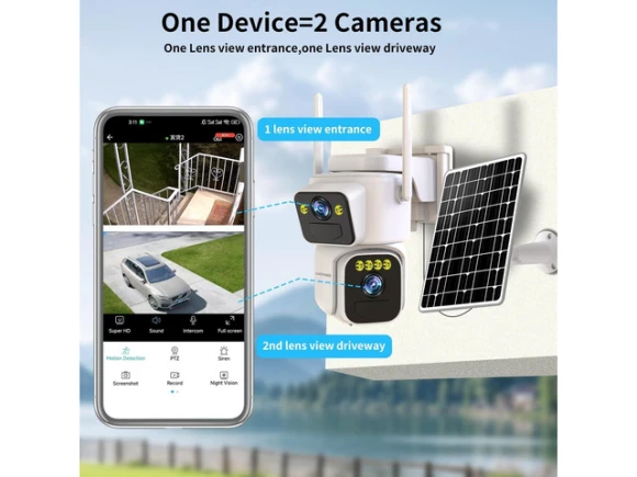 Solar Security Camera — Security Camera, WOOJONG