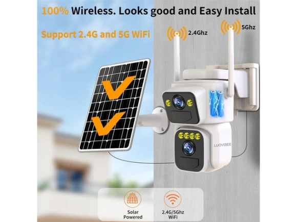 Solar Security Camera — Security Camera, WOOJONG