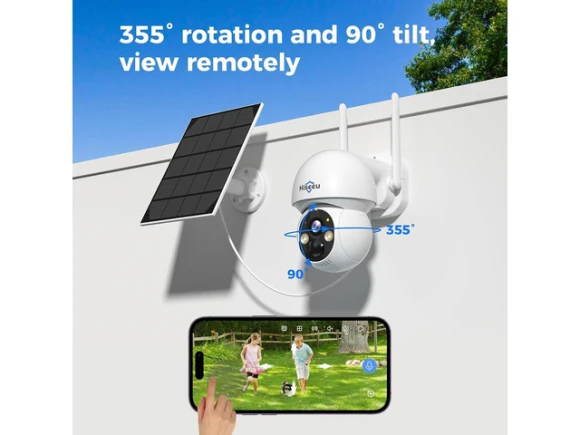 Wireless WiFi Security Camera, 2-Pack — Security Camera, Hiseeu