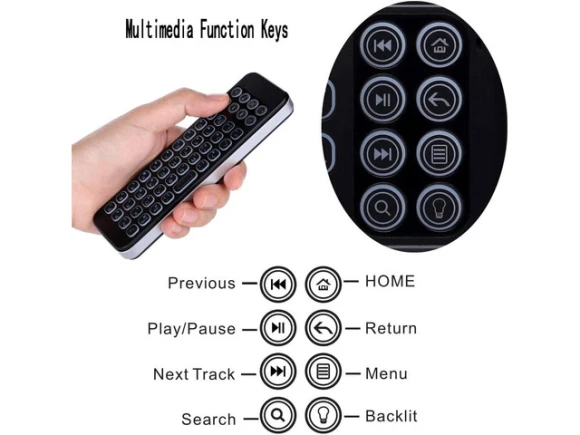 Bluetooth Wireless Keyboard Remote — Bluetooth Keyboard, WOOJONG