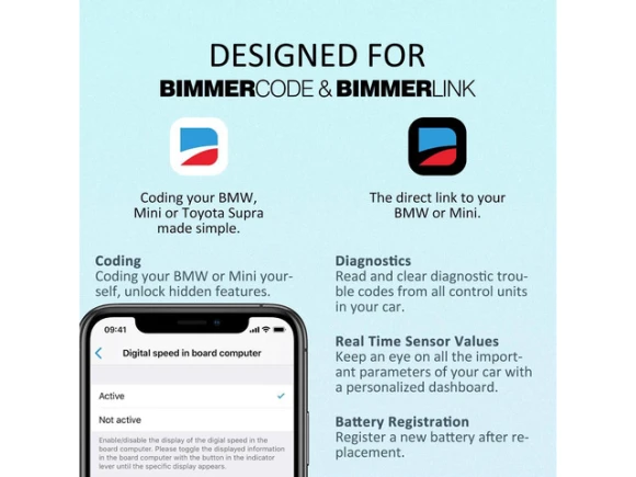 OBD2 scanner for BMW/Mini — OBD2 Scanners, Vgate