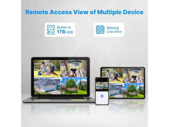 Wireless Security Camera — Security Camera, Hiseeu