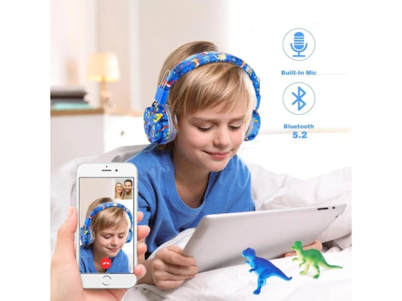 Kids Bluetooth Headphones — Wireless Earbuds, QearFun