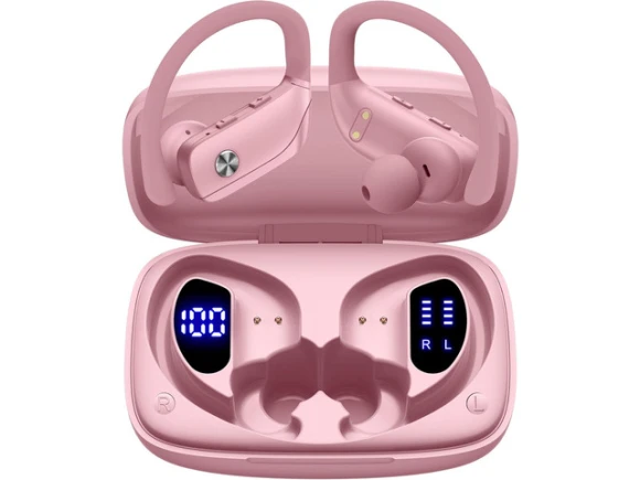 Wireless earbuds, Pink — Wireless Earbuds, BMANI
