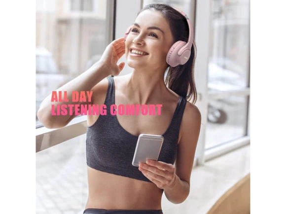 Wireless over-ear Bluetooth headphones — Wireless Earbuds, KVIDIO