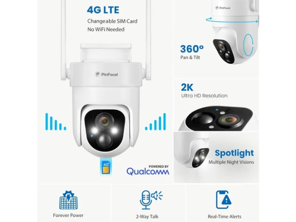 4G LTE Cellular Security Camera — Security Camera, WOOJONG