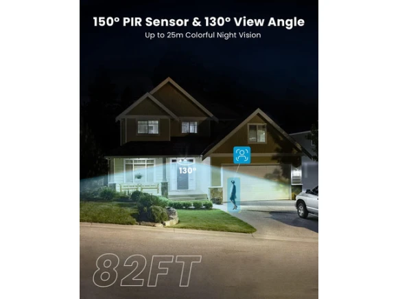 Outdoor Floodlight Camera — Security Camera, iegeek