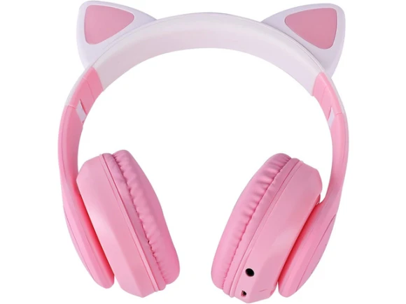 Pink Kids Headphones — Wireless Earbuds, Suppower