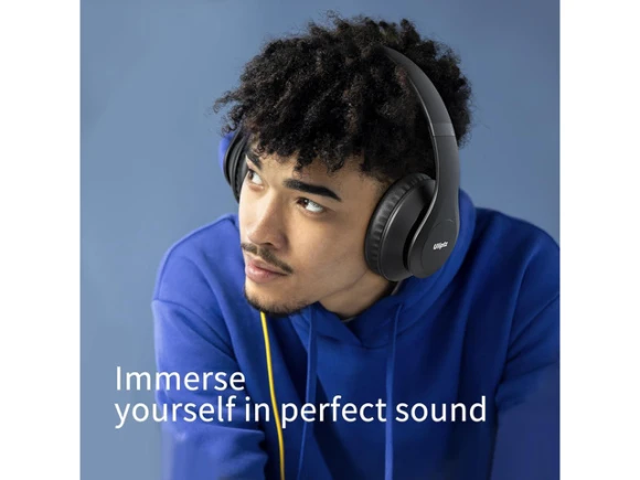 Wireless Bluetooth Headphones, Over-Ear, Foldable — Wireless Earbuds, Uliptz