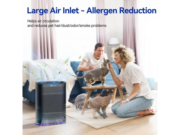 Black Air Purifier — Air Purifier, Suppower
