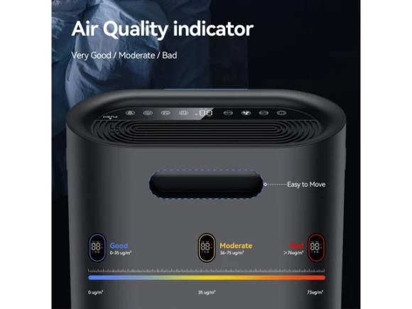 Black Air Purifier — Air Purifier, Suppower