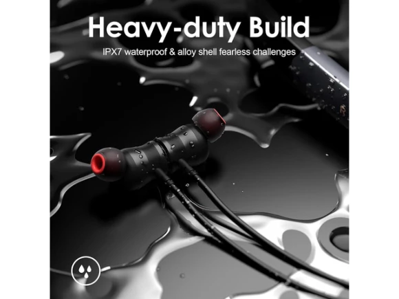 Bluetooth Earbuds with Magnetic Neckband — Wireless Earbuds, Suppower