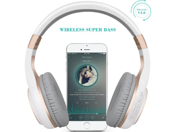 Folding Over-Ear Headphones — Wireless Earbuds, Riwbox