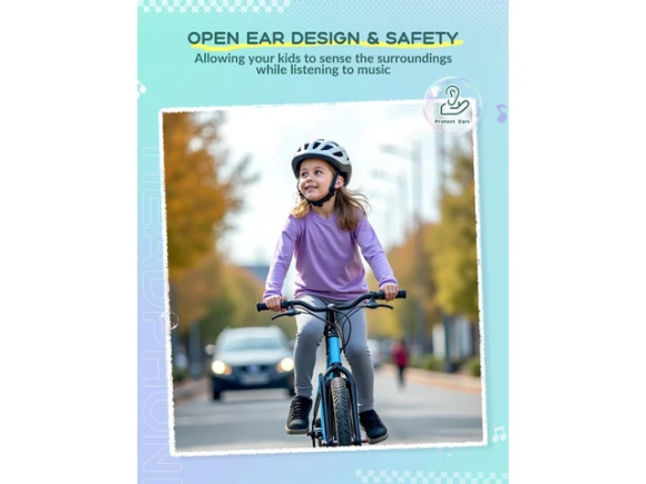 Open-Ear Air-Conduction Headphones — Wireless Earbuds, iClever