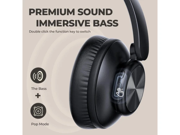 Over-ear wireless Bluetooth headphones — Wireless Earbuds, Suppower