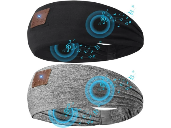 Wireless Bluetooth headband headphones, 2-pack — Wireless Earbuds, Suppower