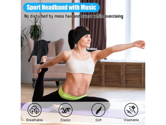 Wireless Bluetooth headband headphones, 2-pack — Wireless Earbuds, Suppower