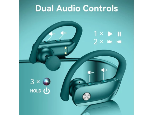 Green Wireless Earbuds — Wireless Earbuds, BMANI