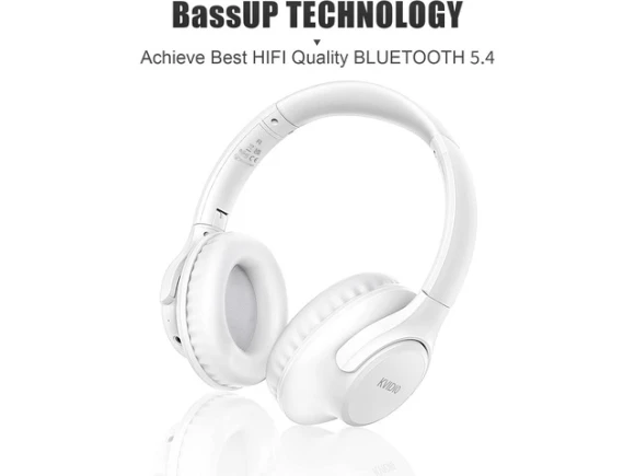 Over-ear Bluetooth headphones — Wireless Earbuds, KVIDIO