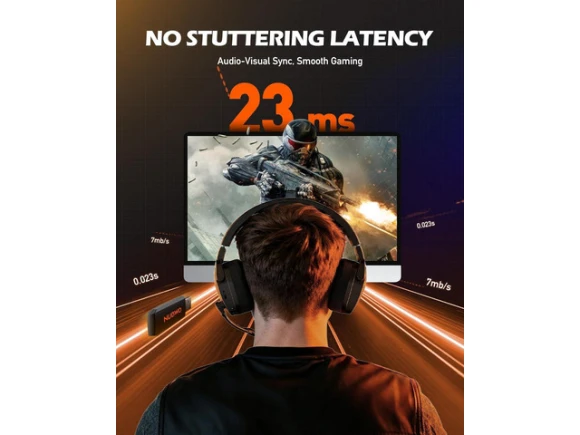 Wireless Gaming Headset — Wireless Earbuds, NUBWO