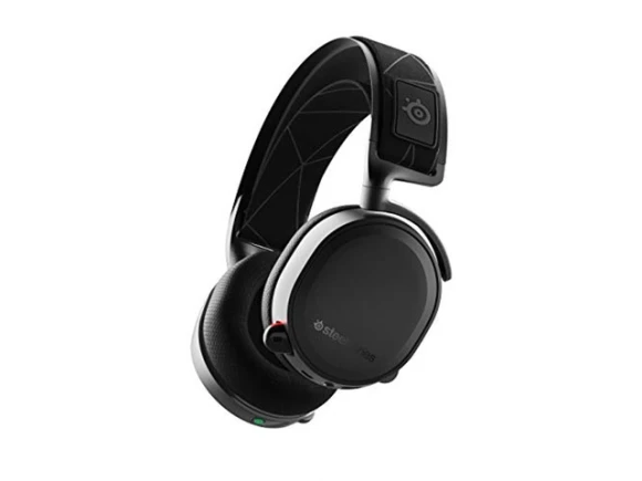 Black Gaming Headset — Wireless Earbuds, SteelSeries