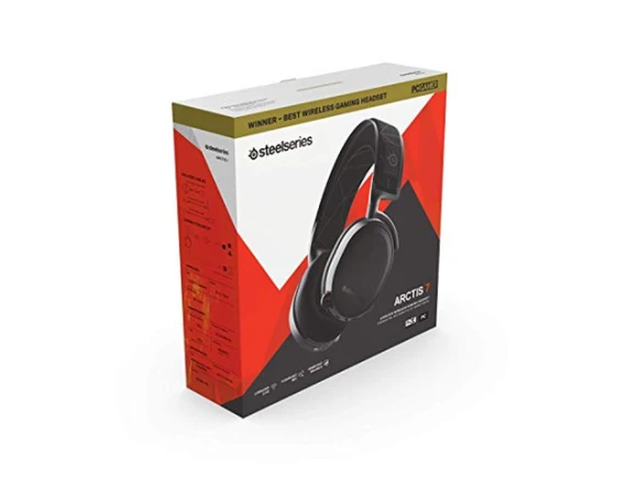 Black Gaming Headset — Wireless Earbuds, SteelSeries