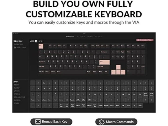 Full-Size Mechanical Keyboard — Bluetooth Keyboard, Keychron