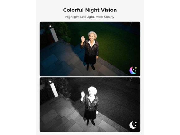 Wireless Outdoor Security Camera — Security Camera, Hiseeu