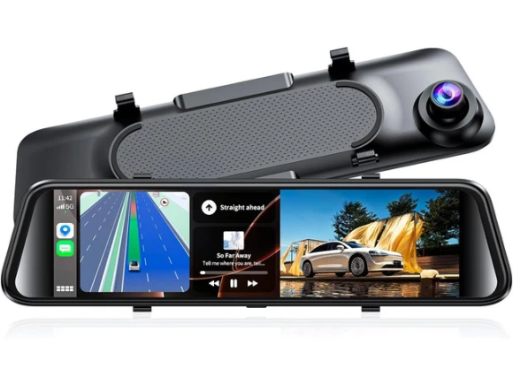 2.5K Mirror Dash Cam with Front and Rear Cameras — Dash Cam, JOMISE