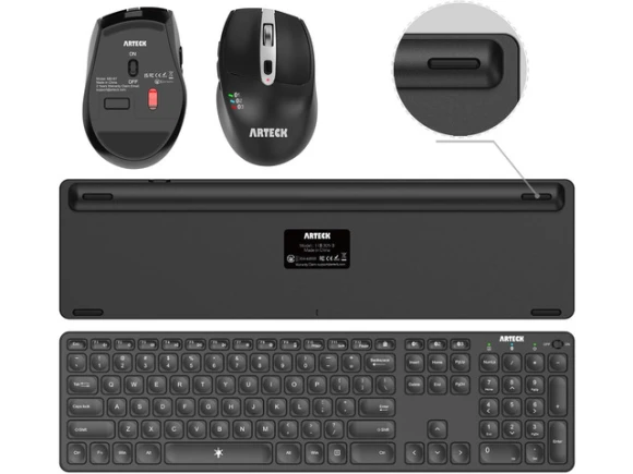 Bluetooth Keyboard and Mouse Set — Bluetooth Keyboard, Arteck