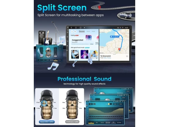 Car Radio for Toyota Corolla, 2009–2013 — Car Infotainment System, Xelite