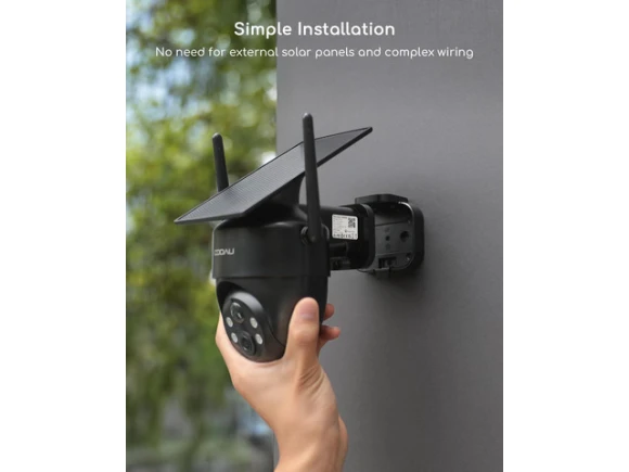 2K 360° Solar Security Camera — Security Camera, COOAU