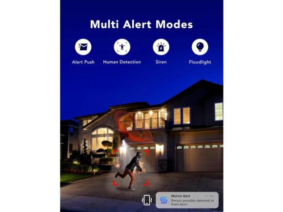 2K Security Cameras, 4-Pack — Security Camera, Trisvision