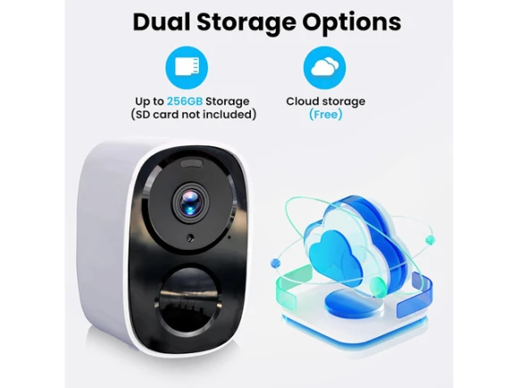 2K Wireless Outdoor Security Camera — Security Camera, Trisvision