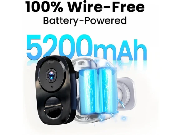 2K Wireless Outdoor Security Camera — Security Camera, Trisvision