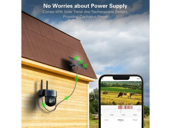 4G LTE Cellular Security Camera — Security Camera, Xega