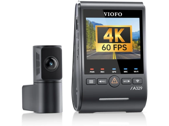 4K 60FPS Front and Rear Dash Cam — Dash Cam, VIOFO