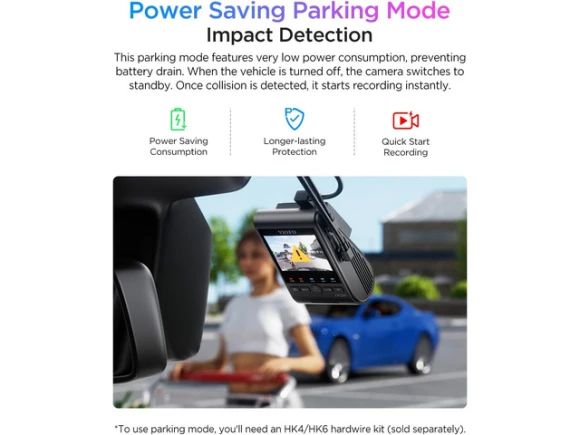 4K 60FPS Front and Rear Dash Cam — Dash Cam, VIOFO