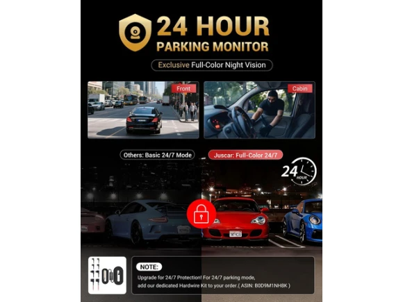 Dual Dash Camera, 2.5K+1K, Front and Inside, GPS and WiFi, 32GB Card — Dash Cam, Xelite
