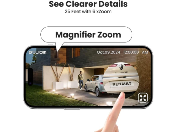 Wireless Outdoor Security Camera, 4 Cameras — Security Camera, SOLIOM