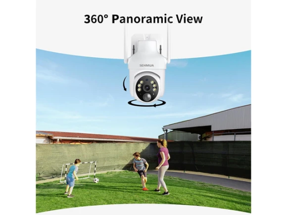 Wireless Outdoor Security Camera Set, 2 Cameras — Security Camera, SEHMUA