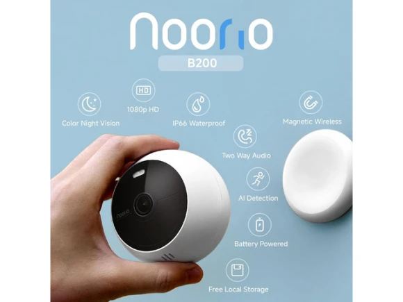 Wireless Outdoor Security Camera — Security Camera, Noorio