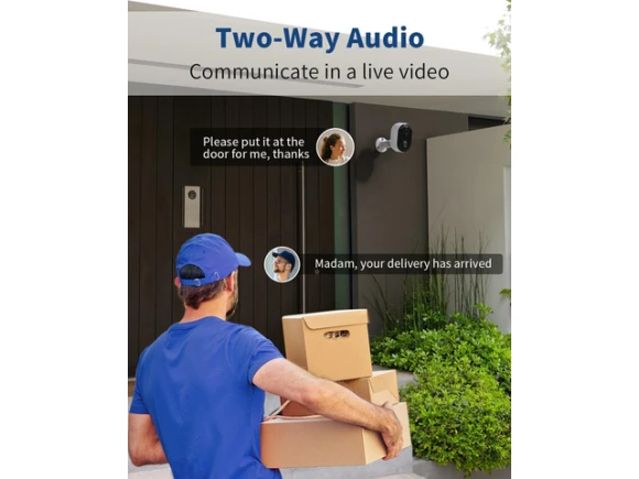 Wireless Outdoor Security Camera — Security Camera, Trisvision