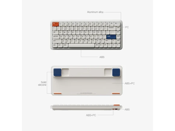 75% Compact Low-Profile Wireless Mechanical Keyboard — Bluetooth Keyboard, MelGeek