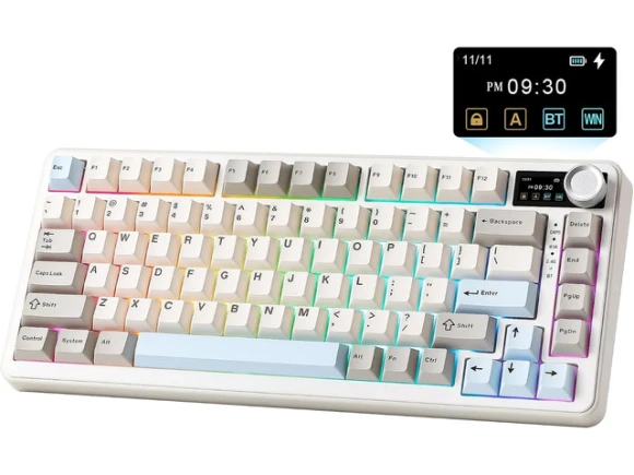 75% Wireless Mechanical Keyboard — Bluetooth Keyboard, YUNZII